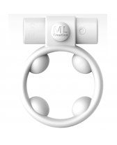 ML CREATION WHITE RECHARGEABLE VIBRATOR COOLBOY RING