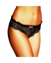 QUEEN LINGERIE ORIGINAL CULOTTE BORDADO NEGRO