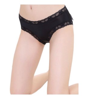 QUEEN LINGERIE CULOTTE ABERTURA TRASERA NEGRO