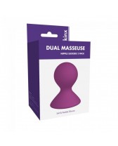 SEVENCREATIONS DUAL MASSEUSE SILICONE NIPPLE SUCKERS 2 PACK